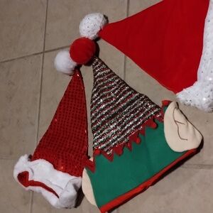 Three Elf hats for dress up